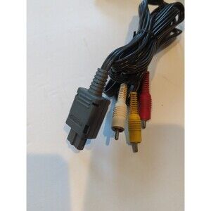 OFFICIAL ORIGINAL OEM Super Nintendo N64 Gamecube SNES AV RCA Video Cable CLEAN